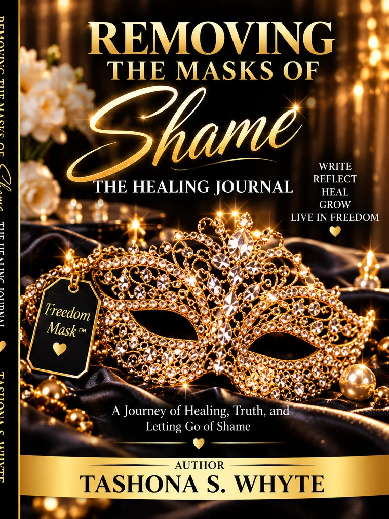 The Removing the Mask of Shame Healing Journal cover